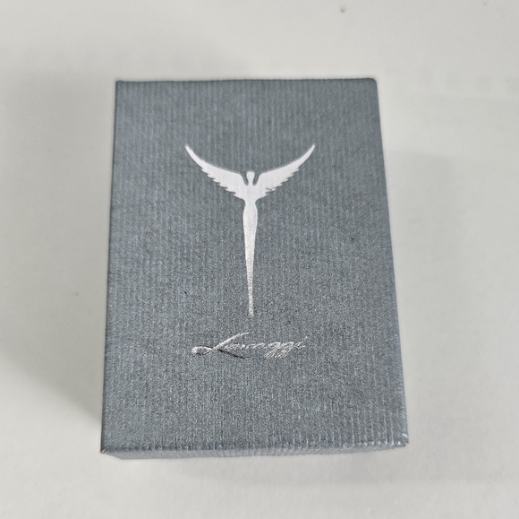 Stylish Sterling Silver 925 Angel Guardian Pendant Necklace - Picture 2 of 11